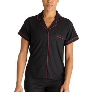 BCBGMaxAzria Black Pajama and  Pink Accents